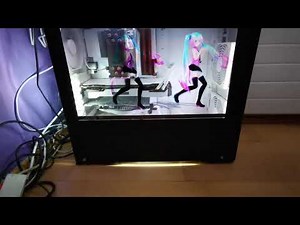 Snowblind, transparent lcd side panel mod.