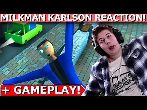 This Game Was Made By TWITTER?? Milkman Karlson Gameplay + Reaction!!