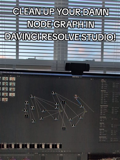 Clean Up Your Node Graph in DaVinci Resolve Easily