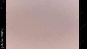 Analog Film 16mm Overlay Matte with Hard Scratches, Film Letterbox Frame and Analog Grain