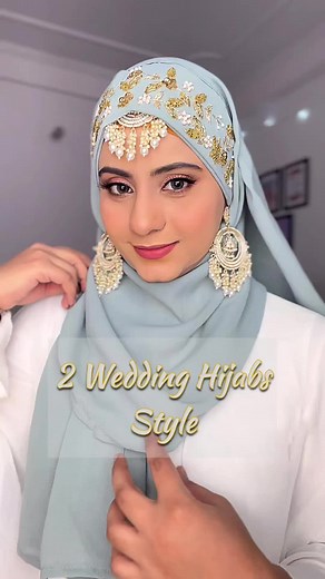 Wedding Hijab Style Tutorial by Nimra Khalid