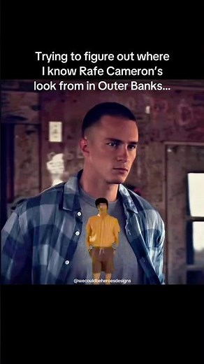 I finally realized where I’ve seen Rafe Cameron's look!! #OuterBanks Edit #RafeCameron #Shorts