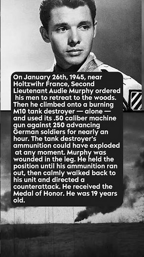 Audie Murphy Stood on a Burning Tank Destroyer and Held Off 250 Germans — Alone | WW2 Tactics