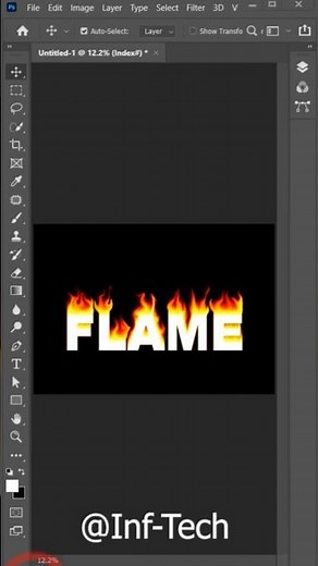 Photoshop Flame Text Effect Tutorial | Create Realistic Fire Text in Photoshop