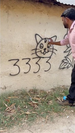3333 How to draw a cat step by step for beginners #art #shorts