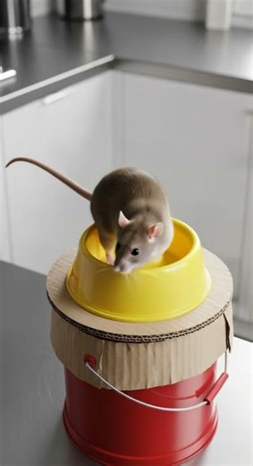 OMG Greedy mice blinded trap shining like a beacon of capture #MouseTrap #PestControl #Funny