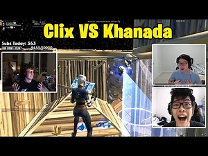 Clix VS Khanada 2v2 TOXIC Fights w/ ZaynSzn & Jeff!