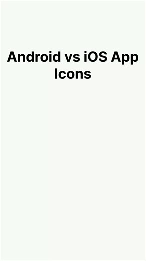 Android vs. iOS App Icons: A Visual Showdown