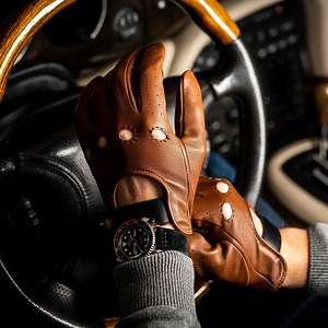 Cognac Cruiser Vintage Leather Driving Gloves | Roadr