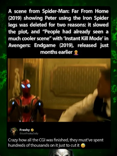 Lost Iron Spiderman scene in Far From Home (2019)-(1920p60) | spider-man