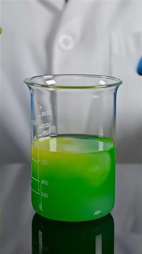 Green|green colour solution made from yellow and white|Green precipitate|