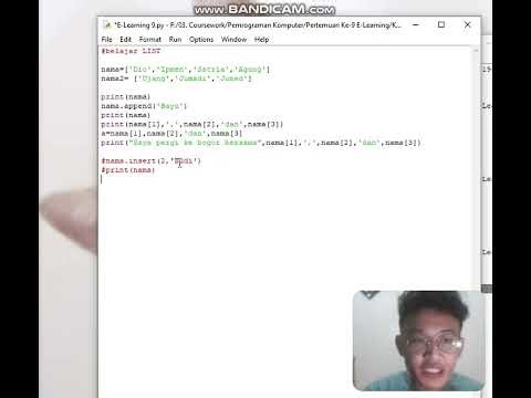 Belajar Python #LIST