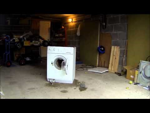 Hysterical Destruction of Washing Machine Funny