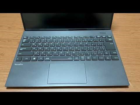 new laptop for work VersaPro UltraLite VG-B NEC 仕事用ノートPC vlog587
