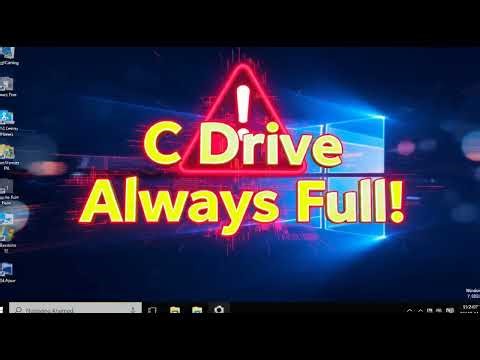 How to fix C drive always full even after Disk Cleanup in Windows 10