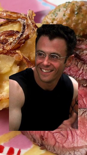 Steve Brady's Steak with Gravy and Marbled Potato Recipe