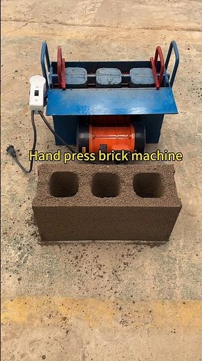 cheap and small manual hollow blocks making machine #brickwork#brick machine #block machine #blocks