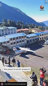 🚨There is no room for a mistake in this airport ✈️ Lukla Airport in Nepal is classified among the most difficult airports for pilots. The airport is located in close proximity to the world’s highest mountain - Mount Everest. As noted by Forbes, for tourists looking to visit Everest, Lukla is the main airport where visitors usually tend to fly. However, the terrain surrounding the airport and the short runway make landing here tricky and hazardous. The airport is located over 9,000 feet and is p