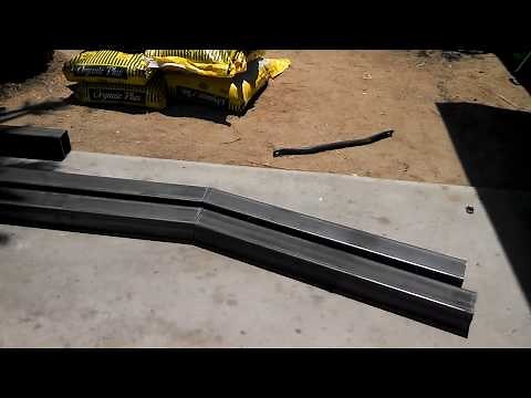 Building an 18' flat trailer car carrier/hauler with dove tail project part 1