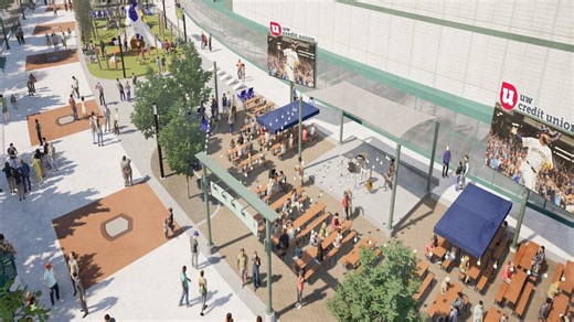 AmFam Field's new plaza/beer garden to be named for UW Credit Union