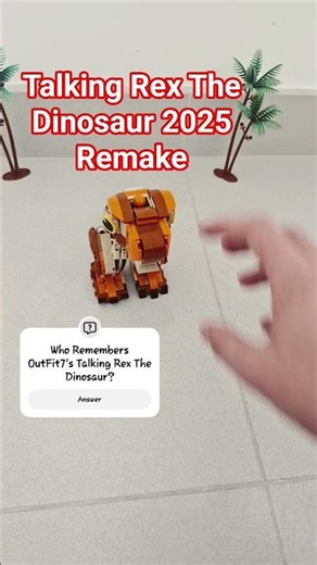 Talking Rex the Dinosaur by OutFit7 Toy Version 2025 [I Did this Last year in 2024]