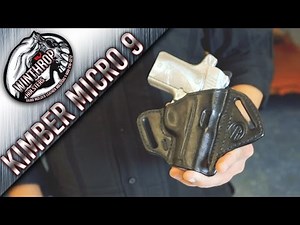 Kimber Micro 9 OWB Concealment Holster By: WinthropHolsters.com