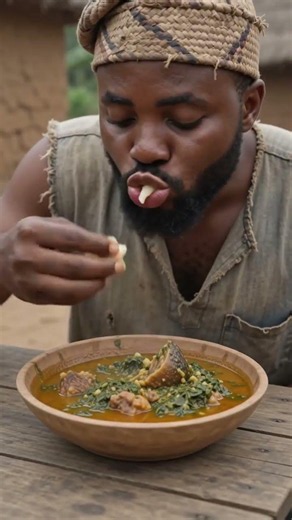 🍽️ Eat Edikang Ikong & Fufu (Efik/Ibibio) With Me #eatwithme #eatingshow