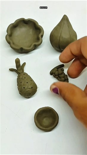 destroy mini clay kitchen set #art #kitchenset