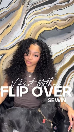 San Antonio Hairstylist ✨ | Flipover Sewin w/ V Part Method 😍 my first voiceover Hair used @herhaircompanyinc Muse @_aniyamyrrs_ LINK TO BOOK IN BIO 🔗 $100... | Instagram