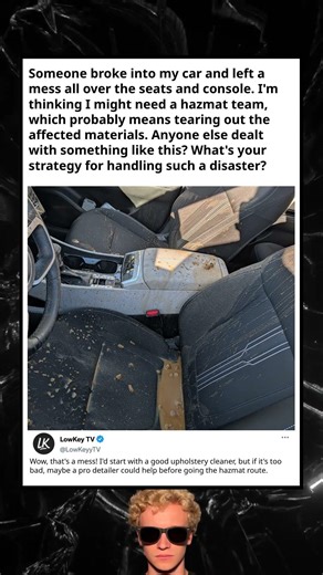 Car Interior Disaster Cleanup