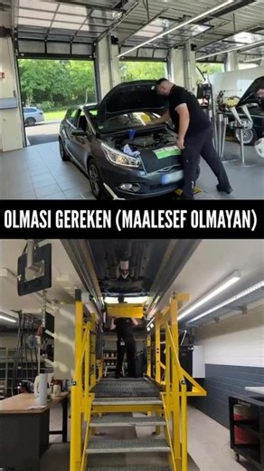 Yağ değişiminde olması gereken ve olmaması gereken durum #isg #işgüvenliği #automobile #trending