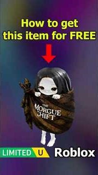 FREE UGC LIMITED - HOW TO GET UGC Little Miss K in The Morgue Shift #roblox #freeugc #ugc
