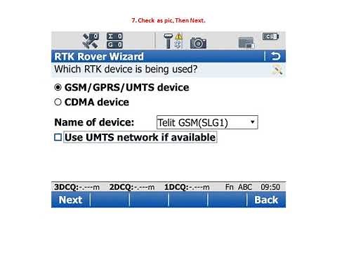 Leica GS15 NTRIP setting for RTK Rover