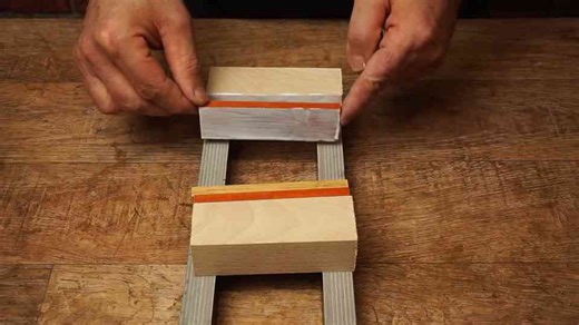 Watch what happens when this simple wood combo becomes a heart