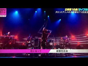 【CDTVライブライブ】緑黄色社会「花になって」＜アニメ薬屋のひとりごと/フルテレビ初＞2023年11月6日 FULL LIVE