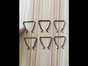 Binder clip fold back clip wire banding machine