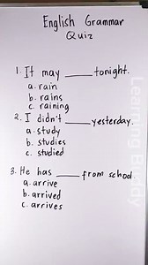 111K views · 2.5K reactions | English Grammar Quiz #English #englishtips #tips #DoDoesDid #hashavehad #grammar #technique #learningbuddy | Learning Buddy | Facebook