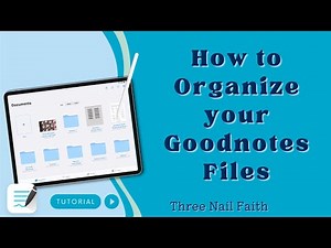 Organize All Of Your Files On Goodnotes | Goodnotes Tutorial | Digital Planning |