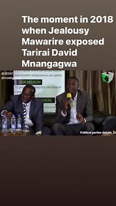 The moment in 2018 when Jealousy Mawarire exposed President ED’s family member, ‘Tarirai David Mnangagwa of running a corruption ring at the RBZ’. The heated debate included a response from ZANU PF’s Chris Mutsvangwa. NB: Tarirai is not the Mnangagwa that has been appointed to government. | Violet Gonda Productions