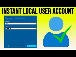 How to Instantly Create a Local User Account in Windows by Just Typing the Username and Password