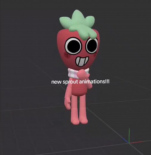 new sprout anim 😯😯😯!!!#sprout #newanimation #dandyworld | sprout