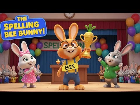 🎬 The Spelling Bee Bunny | Funny & Educational Kids Animation 🐇✨
