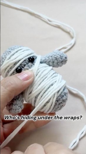 Crochet Halloween Mummy 🤕🧻 | Beginner friendly