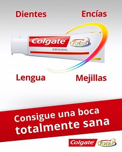Tu boca totalmente sana con Colgate Total. | Colgate España