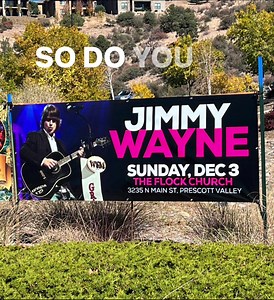 1.2K views · 177 reactions | WHO: Jimmy Wayne WHAT: Performance WHEN: Sunday, Dec. 03, 2023 WHERE: The Flock Church (Next to Findlay Toyota Center ) 3235 Main Street, Prescott Valley, AZ 86314 TIME: 10:00 AM (Doors open at 9:00 AM) HOW: FREE | JIMMY WAYNE | Facebook