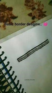🌿💓basic border desgine. 💗