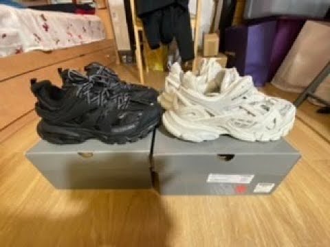 Balenciaga Track 1 and track 2 comparison