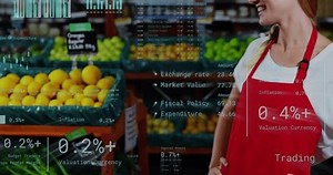 Produce Clerk Reacting Camera Pan Finance Stock Footage Video (100% Royalty-free) 3943167031 | Shutterstock
