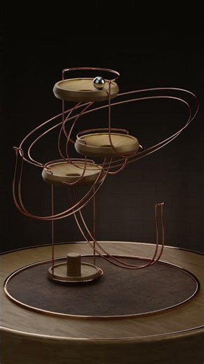 Physical testing of perpetual motion machine #animation #blender3d #blendergameengine