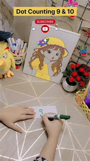 Dot Counting Activity | Learn Numbers 9 and 10 #DotActivity #Number9 #Number10 #CountingActivity